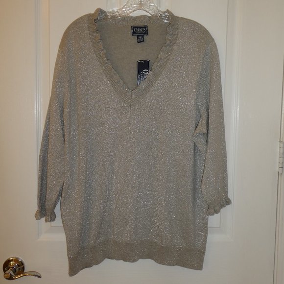 NEW Chaps Pull Over Sweater Women’s Size 2X - Picture 1 of 6